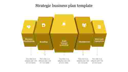strategic business plan template-Yellow